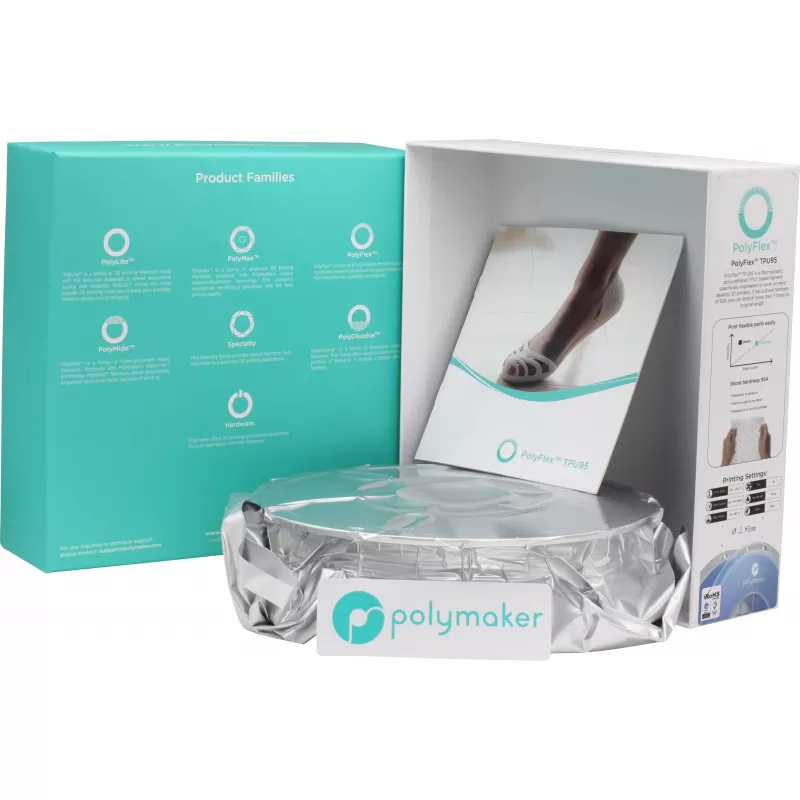 PolyFlex TPU95 Bleu - 2.85mm - 750 g (4) PolyFlex TPU95 Bleu - 2.85mm - 750 g (4)