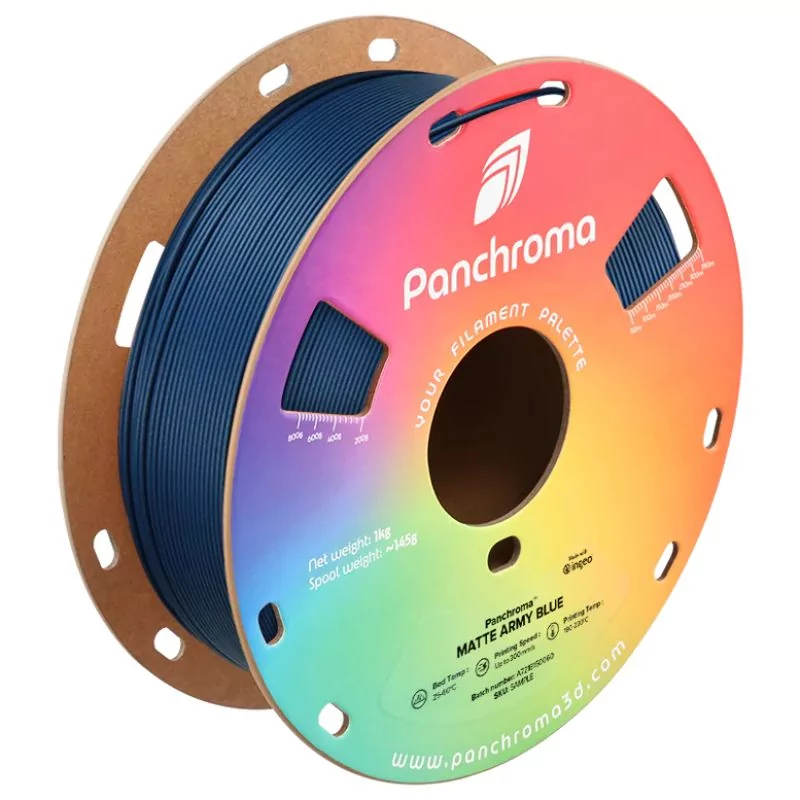 Panchroma™ PLA Matte Army Blue - 1.75mm - 1kg Panchroma™ PLA Matte Army Blue - 1.75mm - 1kg