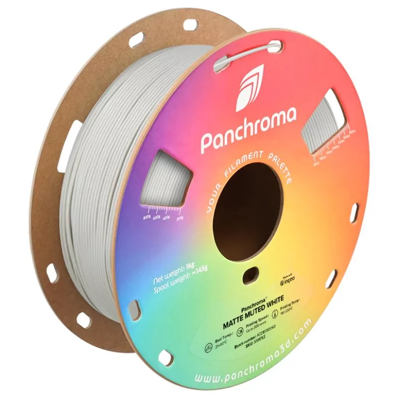 Panchroma™ PLA Matte Muted White - 1.75mm - 1kg Panchroma™ PLA Matte Muted White - 1.75mm - 1kg