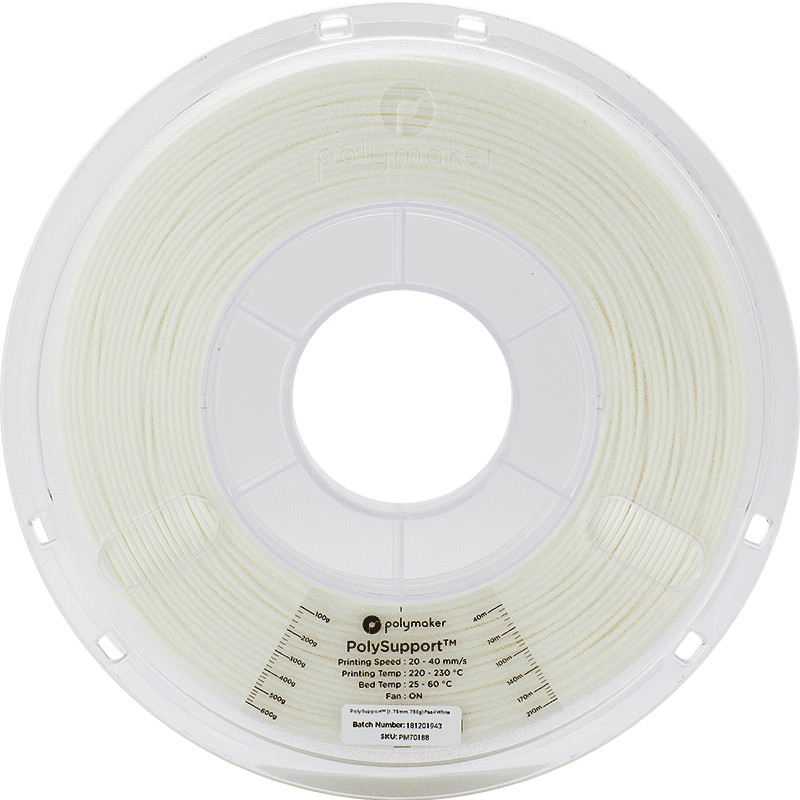 PolySupport Blanc perle - 1.75mm - 750 g (2) PolySupport Blanc perle - 1.75mm - 750 g (2)