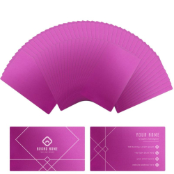 xTool Purple Metal Business Cards x60