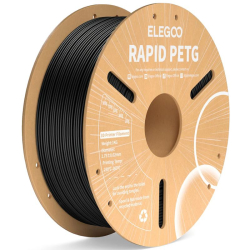 Elegoo Rapid PETG Zwart - 1.75mm - 1kg