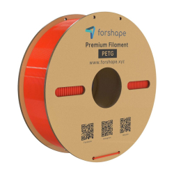 Forshape PETG Rood Premium - 1,75mm - 1kg