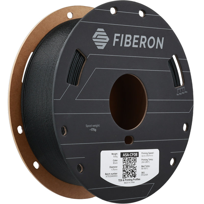 Polymaker Fiberon™ ASA-CF08 Noir - 1,75mm - 500g