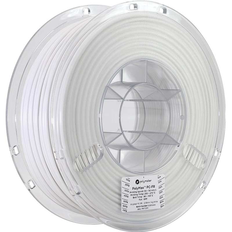 PolyMax PC-FR Blanc 2.85mm - 1 kg PolyMax PC-FR Blanc 2.85mm - 1 kg