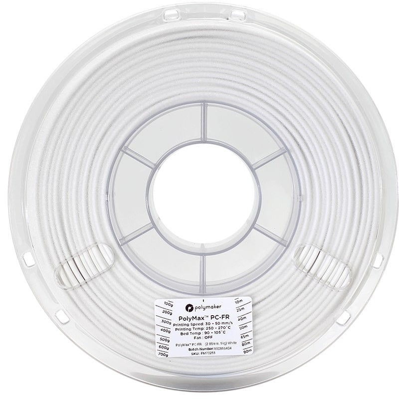 PolyMax PC-FR Blanc 2.85mm - 1 kg (2) PolyMax PC-FR Blanc 2.85mm - 1 kg (2)