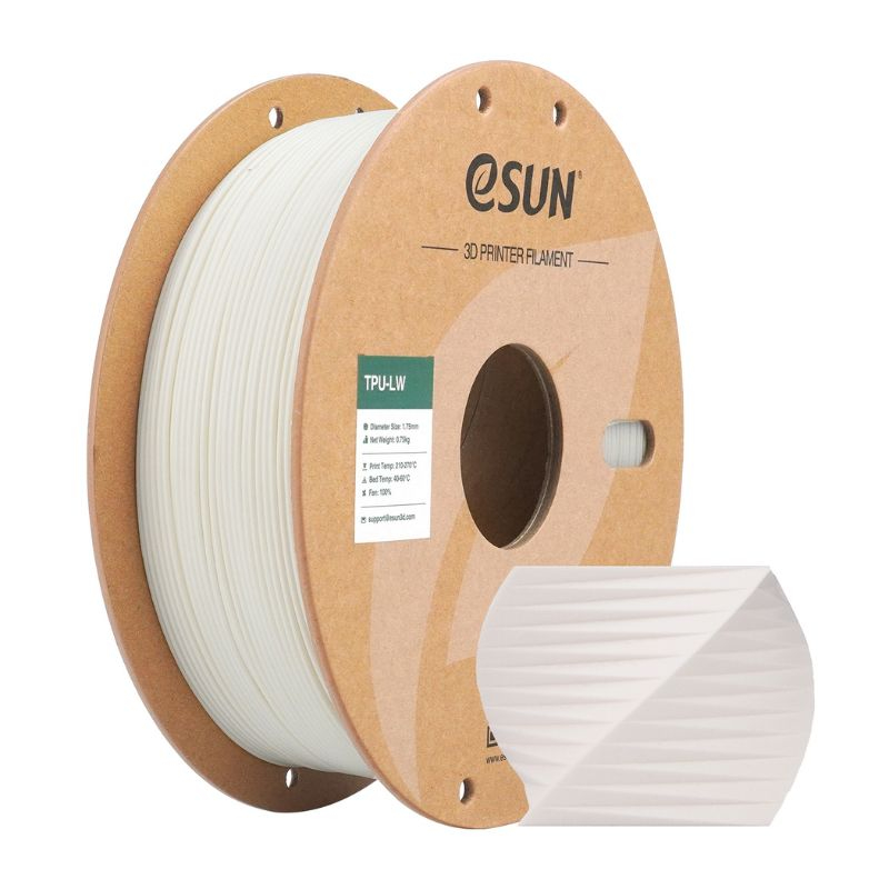 eSun TPU-LW Blanc - 1.75mm - 750g