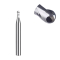 Mèche à deux cannelures à bout sphérique 1mm x 3mm, Makera Carvera