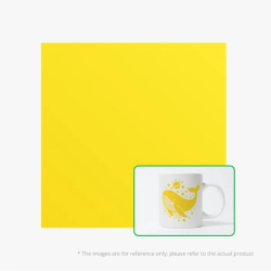Verwijderbare vinyl matte gele (x10), Bambu Lab