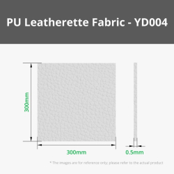 Grijs gegranuleerde PU-leerplaat (x5), Bambu Lab