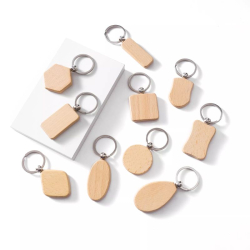 Gemengde houten sleutelhangers x10 xTool