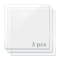 Plexiglas acrylique transparent 0.3 x 30 x 30 cm x3 xTool