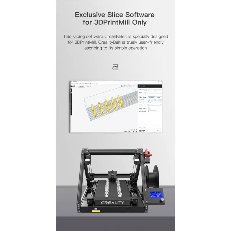 Creality CR-30 PrintMill Cura Creality CR-30 PrintMill Cura