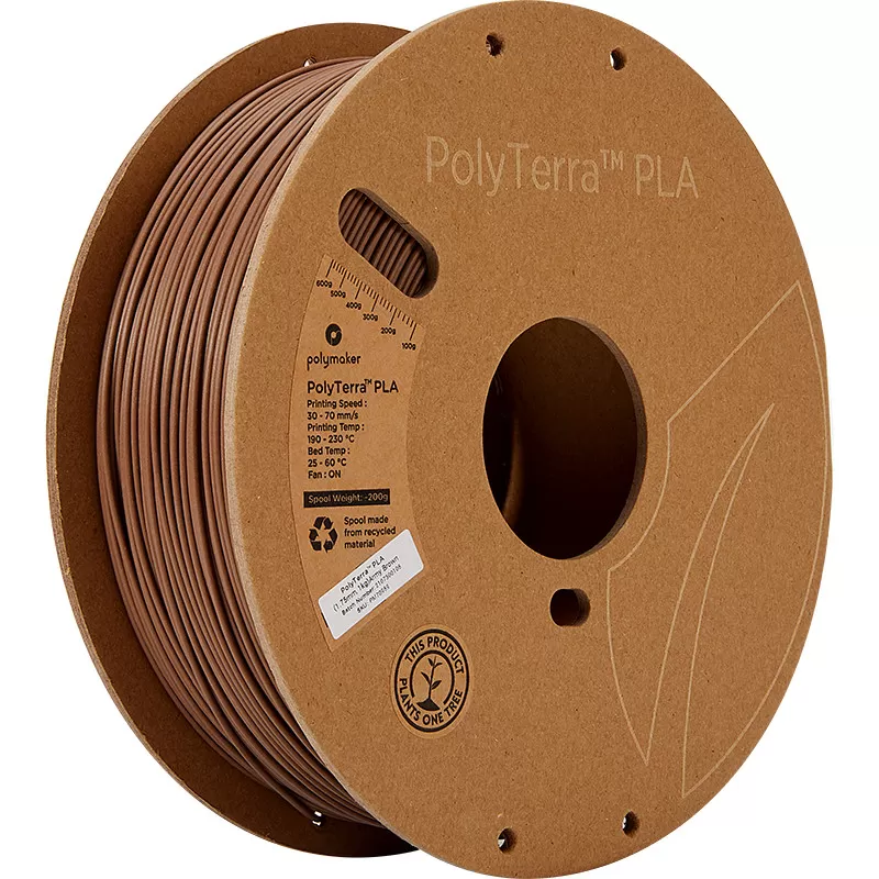 PolyTerra PLA Marron Armée (Army Brown) - 1.75mm - 1 kg PolyTerra PLA Marron Armée (Army Brown) - 1.75mm - 1 kg