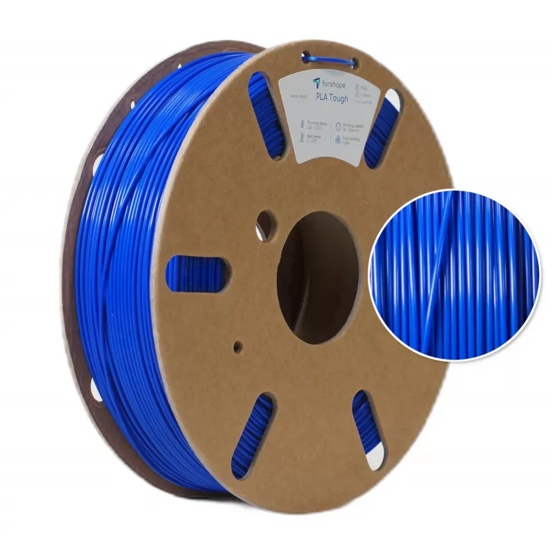 PLA Tough Bleu Forshape - 1.75mm - 750g PLA Tough Bleu Forshape - 1.75mm - 750g