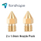 Lot de 2 Buses Laiton MK8 Forshape 1.0mm