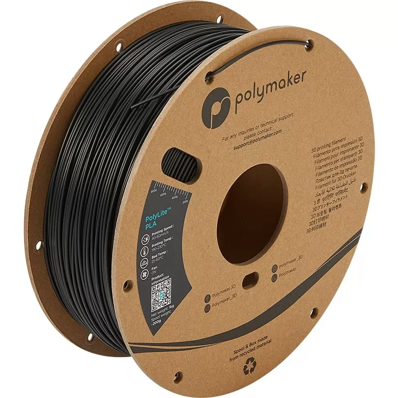 Bobine PLA Noir PolyLite - 1.75mm - 1 kg Bobine PLA Noir PolyLite - 1.75mm - 1 kg