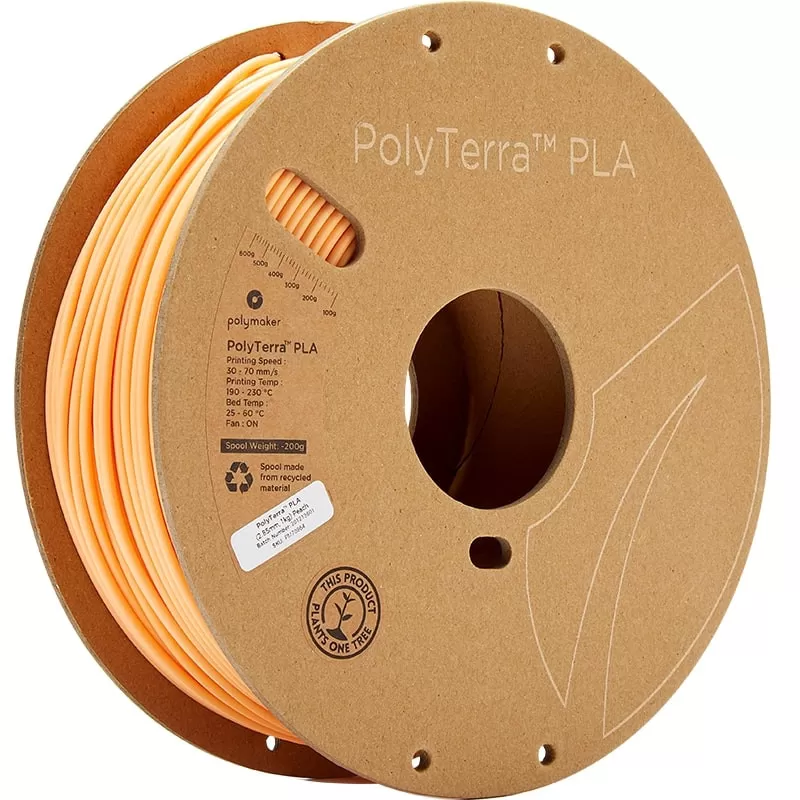 PolyTerra_PLA_Pêche_2.85mm_1 PolyTerra_PLA_Pêche_2.85mm_1