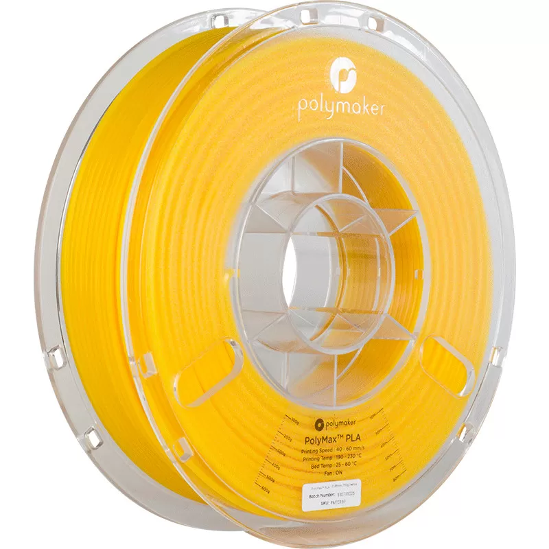 PolyMax PLA Jaune 2.85mm 750 g PolyMax PLA Jaune 2.85mm 750 g