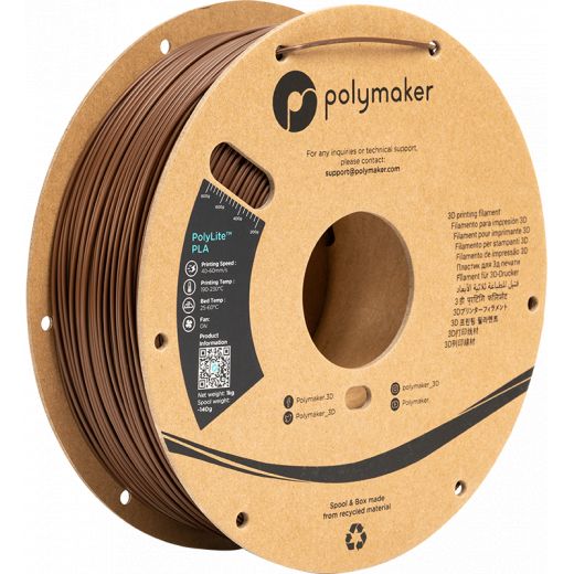 PolyLite PLA Bruin - 1.75mm - 1 kg