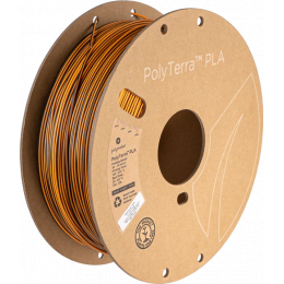 PolyTerra PLA Dual Zwart Oranje (Shadow Orange) - 1,75 mm - 1 kg