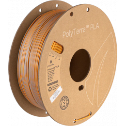 PolyTerra PLA Dual Grijs Oranje (Foggy Orange) - 1.75mm - 1 kg