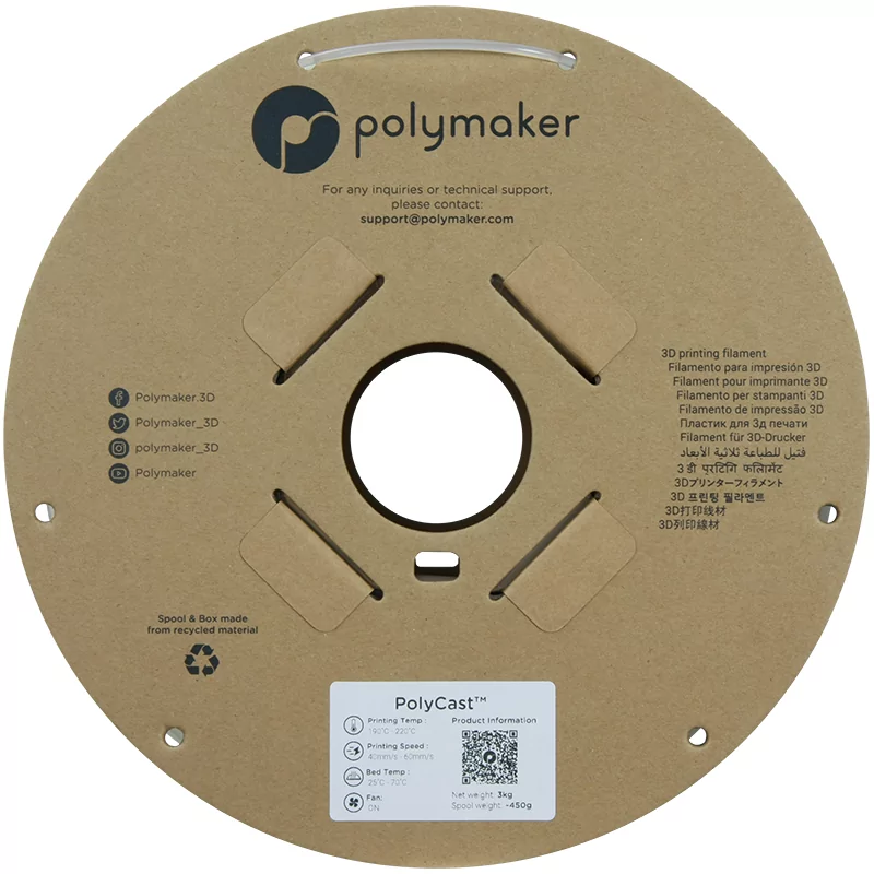 PolyCast Naturel - 2.85mm - 3 kg PolyCast Naturel - 2.85mm - 3 kg
