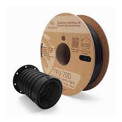 Nanovia TPU 70D Noir - 1,75 mm - 500g