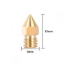 Lot de 2 Buses Laiton MK8 Forshape 0.5mm Lot de 2 Buses Laiton MK8 Forshape 0.5mm