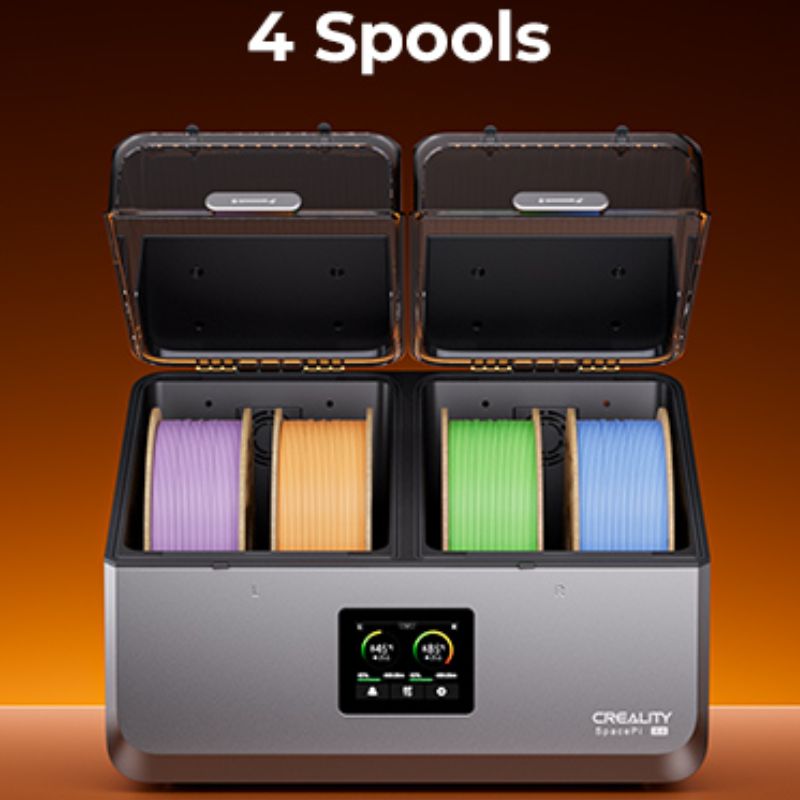 Creality Space Pi X4 Filamentdroger voor 4 spoelen