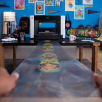 Dévidoir RF1 compatible films UV DTF et vinyles xTool O1 Omni Printer