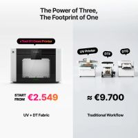 Impression 4-en-1 xTool O1 Omni Printer UV&DT Rotary Bundle