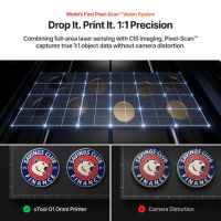 Positionnement intelligent xTool O1 Omni Printer Single UV Rotary Bundle