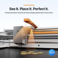 Double caméra précise xTool M2 40W Color Print & Cut Bundle