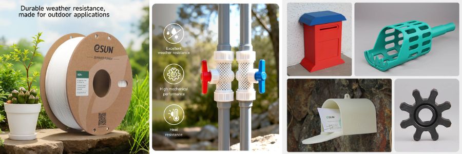 eSun ASA+ Filament Zwart