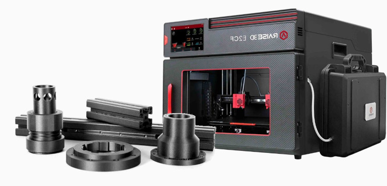 raise3d e2cf 3d-printer koolstofvezel