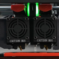 Raise3D Pro3 onafhankelijke hotend koppen