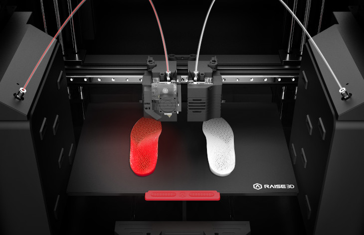 Raise3D E2 - IDEX - dubbele extrusie
