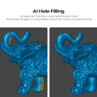 AI-functies van de 3D-scanner Creality Pika