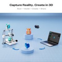 Scan to CAD-, Scan to Print- en Scan to Create-toepassingen met de Creality Pika