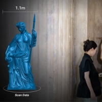 Snelle kalibratie van de EinScan Trak 3D-scanner