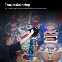 EinScan Trak voor 3D-scannen in kleur en met texturen