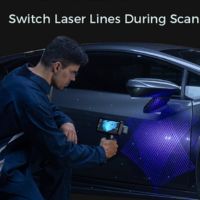 EinScan Rigil blauwe laserscanner