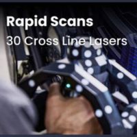 Lasers bleus croisés